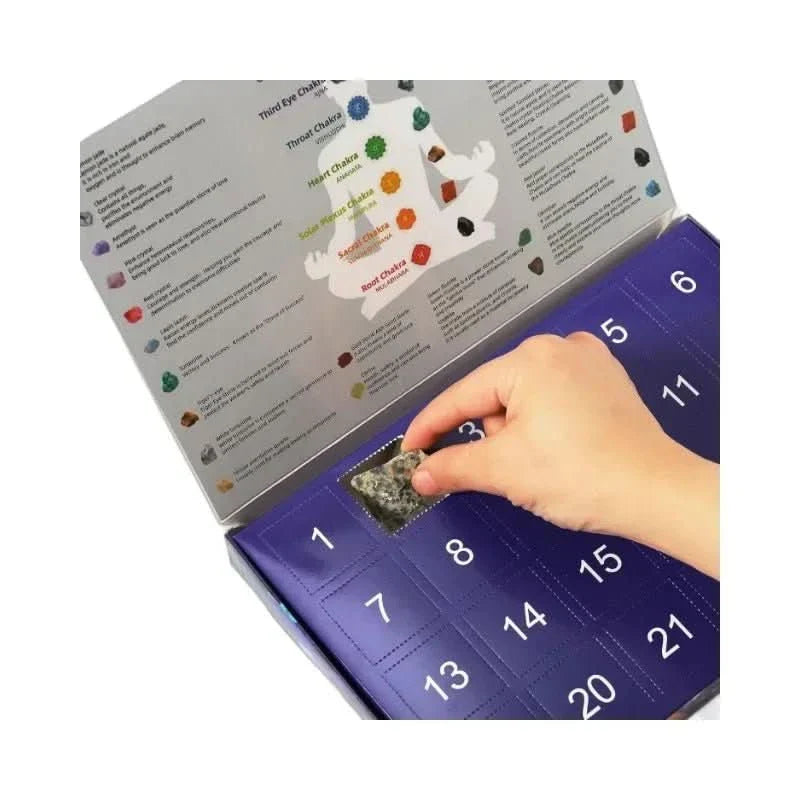 CRYSTALGEMS – Magische Edelsteen Adventskalender met 24 Natuurlijke Kristallen