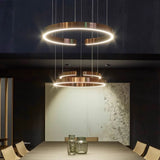 Moderne LED-hanglamp in ringvorm – elegante ronde plafondlamp