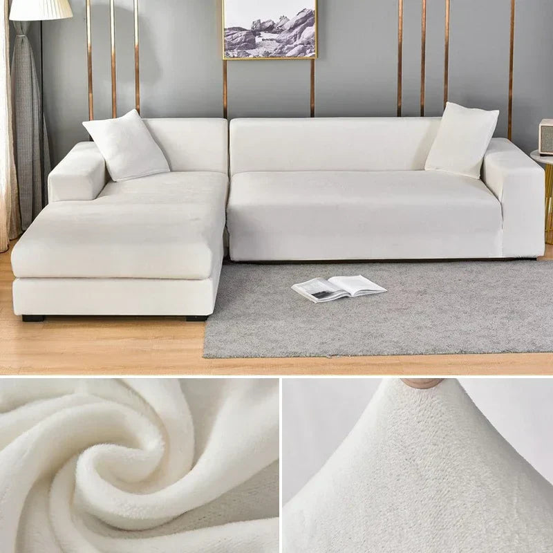 Stretch Velours Sofabekleding met luxe afwerking – Sofina