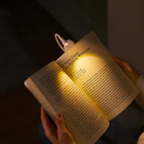 GlowLeaf – Clip-on mini leeslamp met USB-opladen en 360° rotatie voor lezen in de nacht