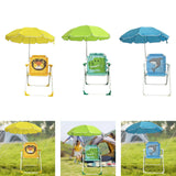 Kinderstrandstoel met Zonnescherm - Opvouwbaar en Perfect voor Camping en Tuin