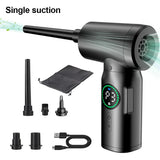 2-in-1 Draagbare Luchtstofzuiger en Blazer met LED-Licht (7500mAh) - AirMaster
