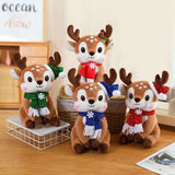 CUDDLESCARF – Charmante Kerstpluchepop in Cartoon-Design