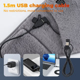 ThermaBelt Pro | Elektrische verwarmingsgordel met grafiettechnologie | 3-niveau temperatuurregeling | Hand- & tailleverwarmers van kristalvelours | USB-aansluiting