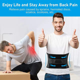 Rugsteunband OrthoFlexa | 360° Lendenwervelsteun met Memory-Aluminium & Stalen veren | Ademend & Onzichtbaar onder Kleding
