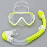 AquaJuni Kinder Duikmasker met Snorkel | Antivolg & Levensveilig | Gehard Glas & Silicoon | Voor Jongens & Meisjes 7–15 Jaar