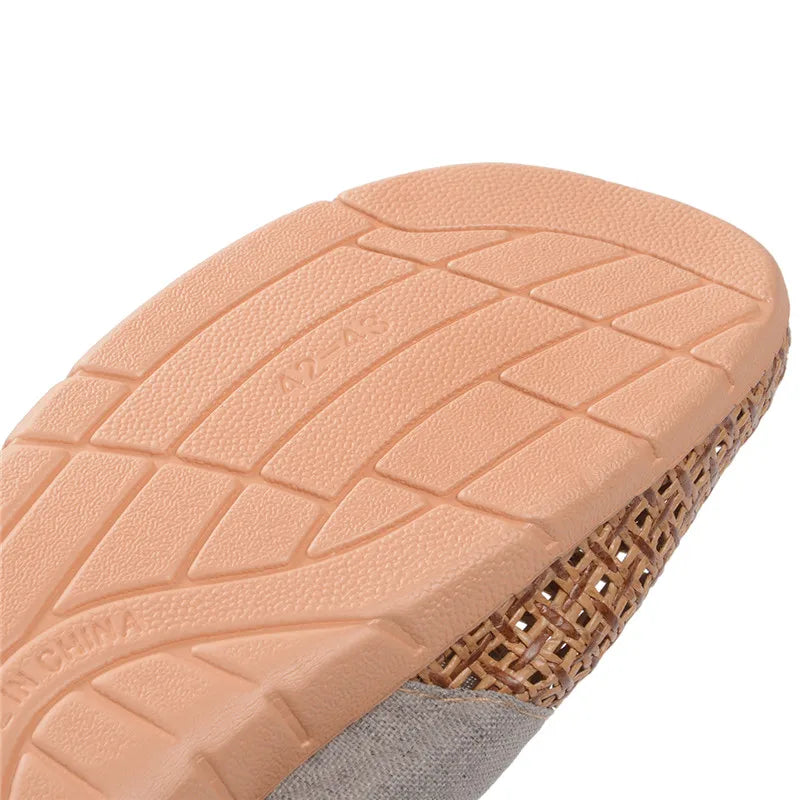Comfortabele Antislip Linnen Pantoffels