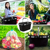 ThermaTrip Vouwmand | Geïsoleerde Picknickmand met Aluminiumfolie & Draaghandvat | 3-voudig opvouwbaar | Voor Uitjes, Park, Winkelen & Reizen