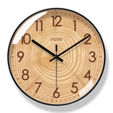 TimeWisp Houten Wandklok – Stille en Stijlvolle Tijdwaarnemer