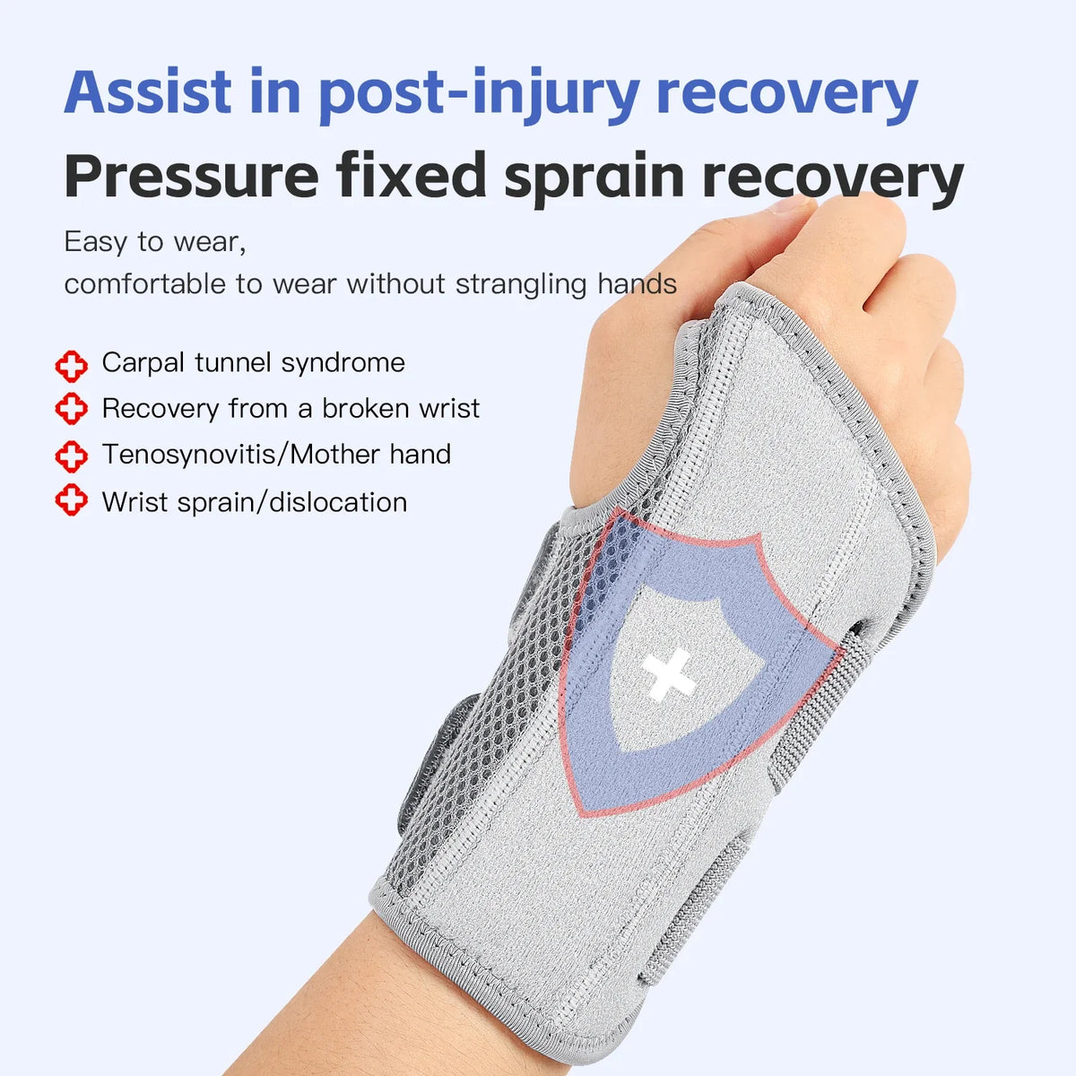 Wrist Brace with Splint for Carpal Tunnel | Wrist Brace | Support for Arthritis, Tendonitis & Wrist Pain