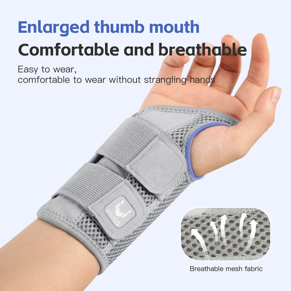 Wrist Brace with Splint for Carpal Tunnel | Wrist Brace | Support for Arthritis, Tendonitis & Wrist Pain