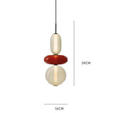 Hanglamp van gekandificeerd glas