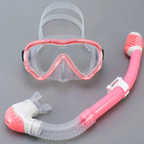 AquaJuni Kinder Duikmasker met Snorkel | Antivolg & Levensveilig | Gehard Glas & Silicoon | Voor Jongens & Meisjes 7–15 Jaar