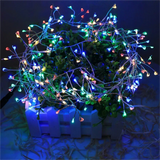 Cluster LED-Lichtersnoer Lumistra | Warmwit & Koudwit | 36 m Zilverdraad | Waterdicht IP44 | Voor Kerstmis, Bruiloft & Feest