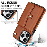 Lederen schoudertas met draagtas en lanyard voor de iPhone