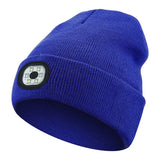 Unisex 3-in-1 Bluetooth-muts - 6 LED, USB oplaadbaar met koptelefoon voor wintergebruik