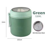ThermoMea Thermobehälter RVS | 530 ml / 710 ml | Geïsoleerde Soep- & Lunchbeker | Lekvrij & Duurzaam