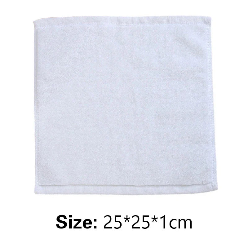 10 Stuks Witte Zachte Katoenen Gezicht Handdoek Hotel