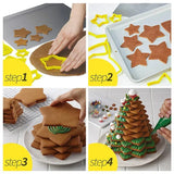 DOUGHBELL – 6-delige kerstkoekjesuitsteekset voor koekjes & gebak