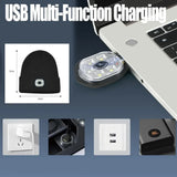 Unisex 3-in-1 Bluetooth-muts - 6 LED, USB oplaadbaar met koptelefoon voor wintergebruik