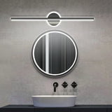 Moderne LED Wandlamp in Lijnvorm met Ronde Element – Designer Verlichting