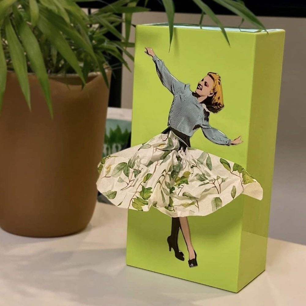 Vliegende Rok Tissuebox