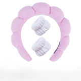 Plüsch Spa Hoofdband & Polsband Set - Fluffiea
