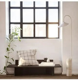 Nordic Arum | Minimalistisch Design Vloerlamp met Marmeren Basis | Scandinavisch design vloerlamp | Dimbare LED verlichting | Luxe marmeren voet | Energiezuinig | Moderne elegante stijl | Vloerverlichting voor woonkamer slaapkamer