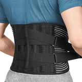 Rugsteunband OrthoFlexa | 360° Lendenwervelsteun met Memory-Aluminium & Stalen veren | Ademend & Onzichtbaar onder Kleding