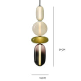 Hanglamp van gekandificeerd glas