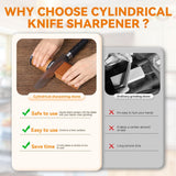SharpEdge Pro – Professionele Messcher Sharpen met diamantcoated slijpwals voor precieze scherpte