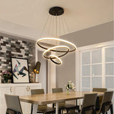 Designer LED hanglamp kroonluchter – moderne 3D ringvorm