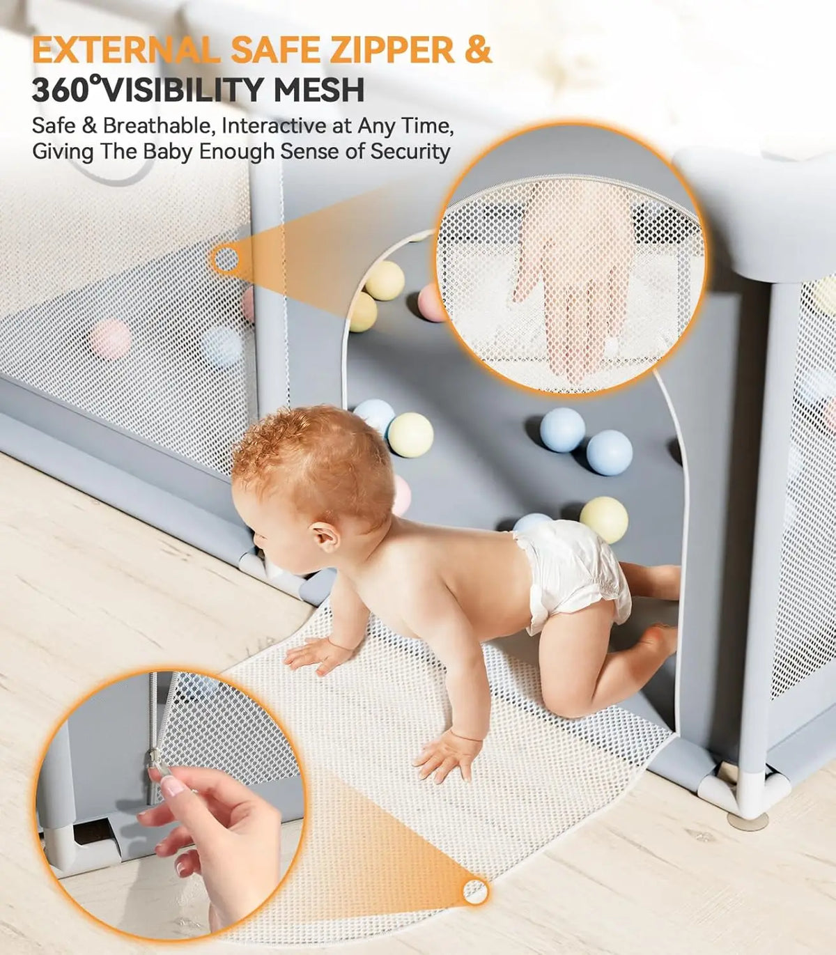 Complete Baby Speelomgeving – Stimuleer Creativiteit en Motoriek met Veilige Speelelementen