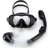 AquaJuni Kinder Duikmasker met Snorkel | Antivolg & Levensveilig | Gehard Glas & Silicoon | Voor Jongens & Meisjes 7–15 Jaar
