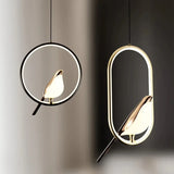 Luxe Hanglamp met Gouden Vogel