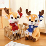 CUDDLESCARF – Charmante Kerstpluchepop in Cartoon-Design