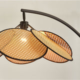 Rieten Wicker Vloerlamp – Handgemaakte Natuurlijke Elegantie voor een Warme Sfeer