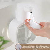 Automatische Zeepdispenser Foamello | Wandmontage | 500 ml | Oplaadbaar & contactloos | Sensorgestuurde schuimfunctie