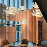 Hanglamp in de vorm van een lotusbloem – Decoratieve plafondlamp met gelaagde kap