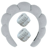 Plüsch Spa Hoofdband & Polsband Set - Fluffiea