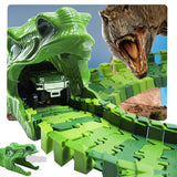 DinoTrack - Dinosaurus Speelgoedset - 360-graden Baan