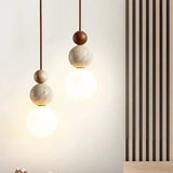 Moderne hanglamp met bolvormige details