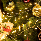 Cluster LED-Lichtersnoer Lumistra | Warmwit & Koudwit | 36 m Zilverdraad | Waterdicht IP44 | Voor Kerstmis, Bruiloft & Feest