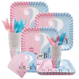 Vrolijke Gender Reveal Set - Voor een Feestelijke Aankondiging