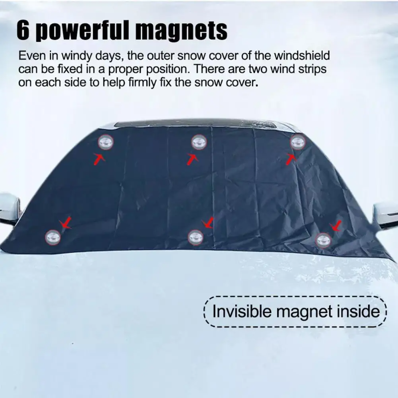 Magnetische Allwetter-Windbeschermhoes – FrostGuardia