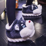 Schattige Husky Dames Huisschoenen – Novi