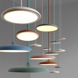 Moderne LED hanglamp – ultradunne kap, design plafondverlichting voor de woonkamer of eetkamer