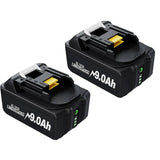 PowerCore 18V Accu 9.0 Ah 9000mAh Compatibel met Makita BL1850B BL1860 BL1830 LXT400 | Accu Batterij | Oplaadbare Batterij Voor Makita Boormachine & Gereedschap