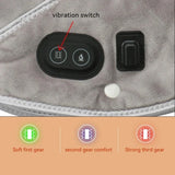ThermoLiva Warmte Nek- & Schoudermassagekussen | USB-verwarmingskussen met Vibratie | 3 Temperatuurinstellingen & Timer | Zachte Pluche