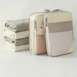 PackNest Compressie-Organizer Set | 5-delig | Ruimtebesparend & Waterafstotend | Ideaal voor Reizen & Dagelijks Gebruik